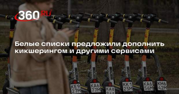 Депутат Свинцов предложил внести кикшеринг и другие сервисы в белые списки