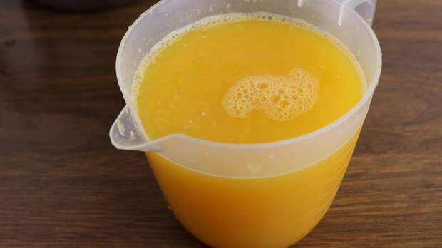 Нежный апельсиновый десерт без желатина