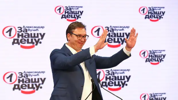Вучич объявил о победе Сербской прогрессивной партии на выборах