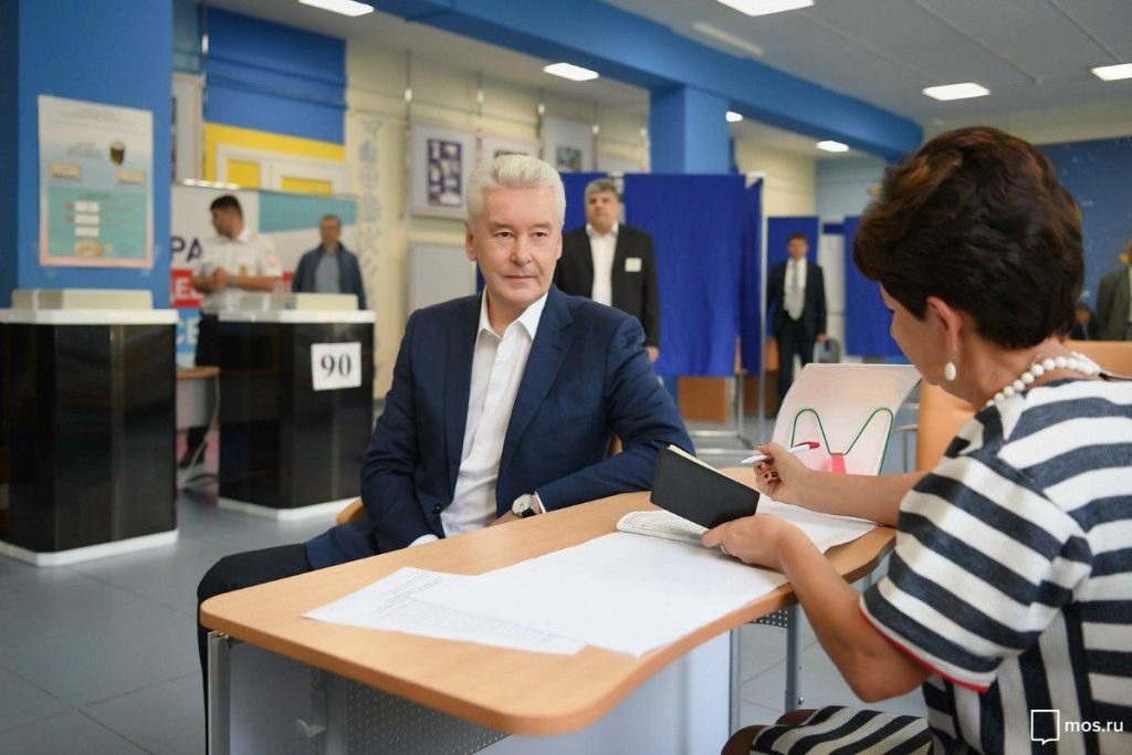 За Собянина отдано на четверть больше голосов, чем в 2013 году. Фото: mos.ru