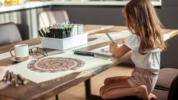 Нежные раскраски для девочек