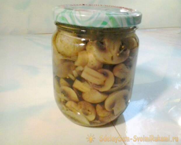 Маринованные шампиньоны на зиму и на праздник