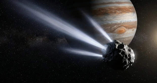 Комета ATLAS начала подозрительно маневрировать на подлёте к Юпитеру