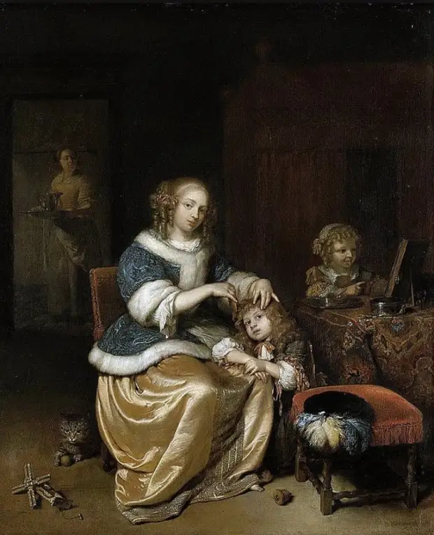 �������� Caspar Netscher (1639 � 1684). ������ �������� ����