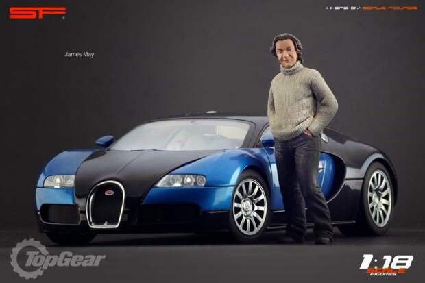 Ведущие Top Gear в масштабе 1:18 фигурки, top gear, авто