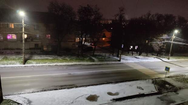 Ленинский район, мокрый снег