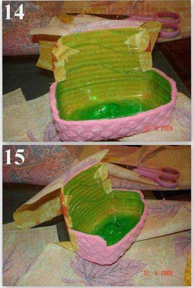 Мастер-класс: Игольница-диванчик из пластиковой бутылки