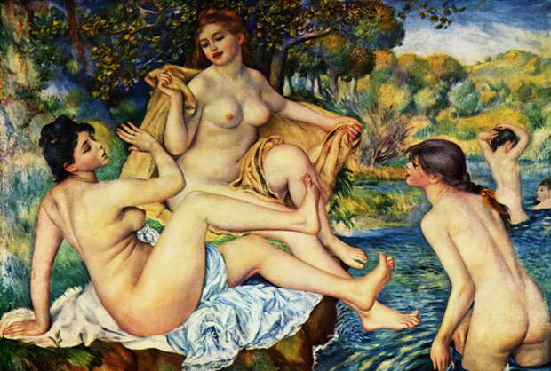 Pierre-Auguste_Renoir_Большие  купальщицы (700x472, 160Kb)