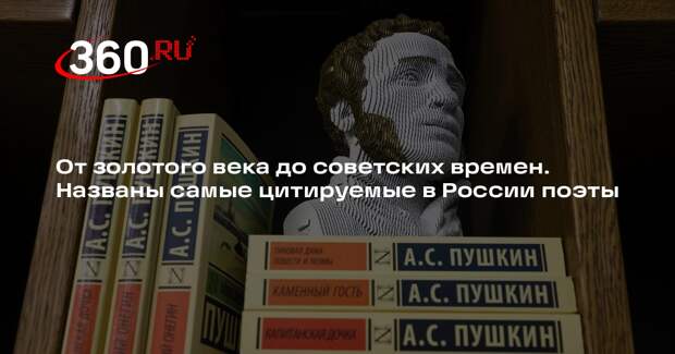 Пушкина, Есенина и Высоцкого назвали самыми цитируемыми поэтами в соцмедиа РФ