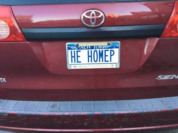 Русские автомобильные номера в США