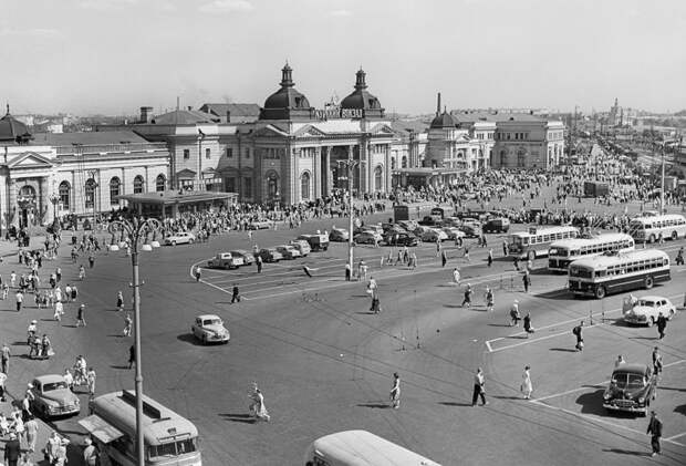 6. Площадь Курского вокзала до и после, дороги, интересно, история, столица, тогда и сейчас, фото москвы