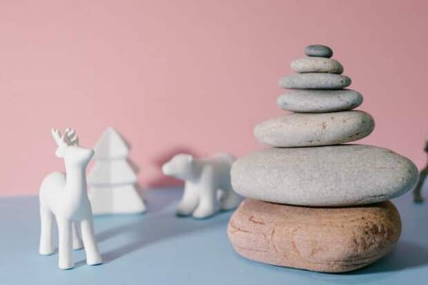 Close-Up Of Christmas Decorations On Table