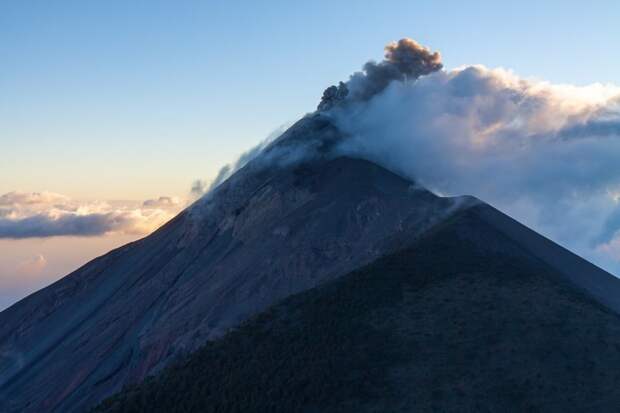 Гватемала. Поход на вулкан Акатенанго путешествия, факты, фото