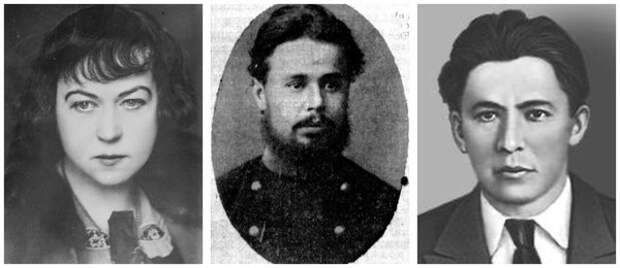 Александра Михайловна Коллонтай, Александр Николаевич Винокуров и Василий Владимирович Шмидт.