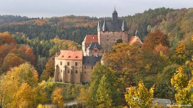 Замок Крибштайн - Burg Kriebstein