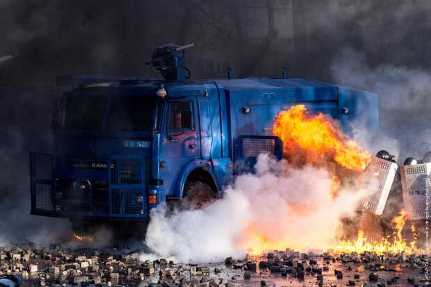 Киев в огне