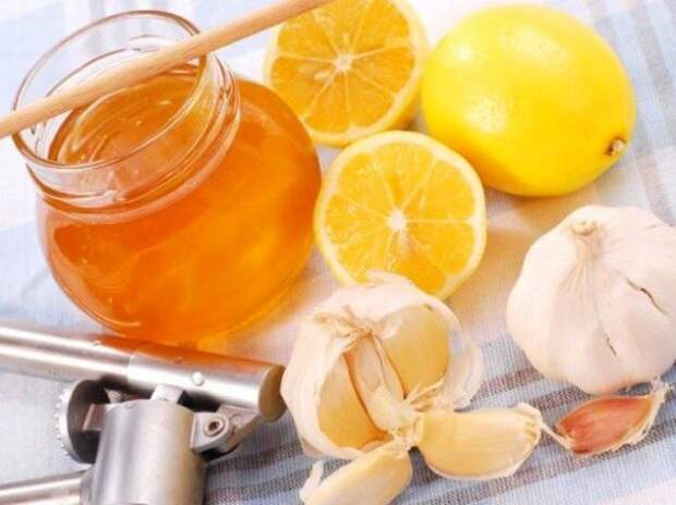 Чеснок с лимоном и мёдом для очистки организма