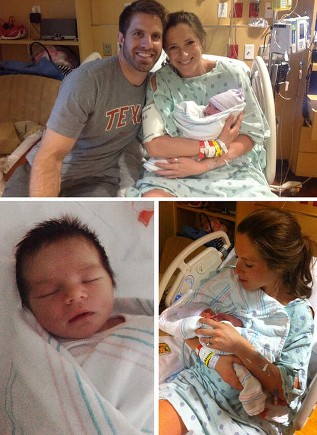 The Petrovics: Sasha, Ailee, and their newborn, Isla Milijana