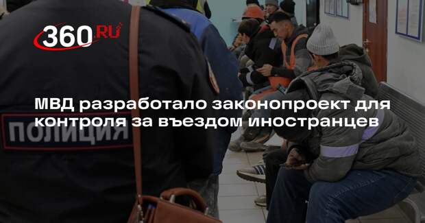 МВД разработало законопроект для контроля за въездом иностранцев
