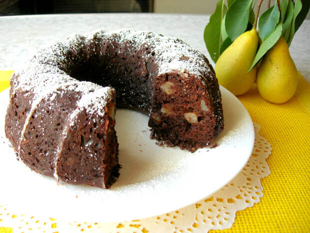 Шоколадный кекс с грушами мой любимый рецепт выпечки к чаю! Рецепт, Видео, Кулинария, Еда, Шоколадный кекс, Кекс с грушами, В духовке, Выпечка