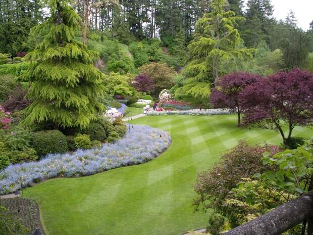 Сады Бутчартов (Butchart Gardens), остров Ванкувер, Канада