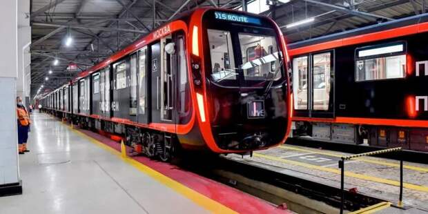 Темпы обновления поездов метро в Москве – самые быстрые в мире