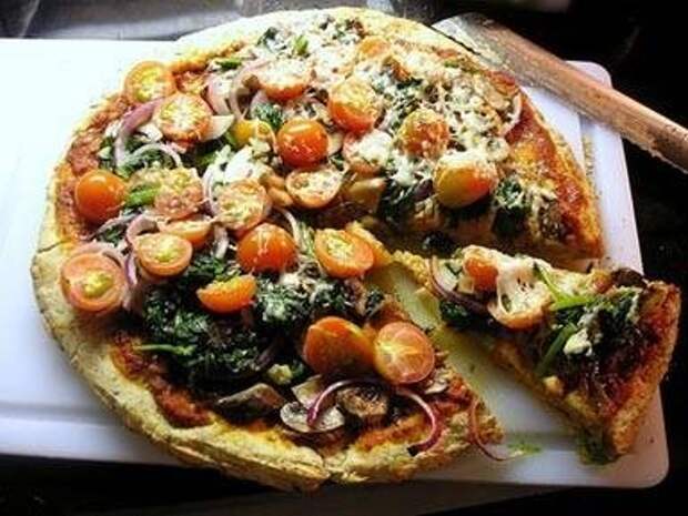 clip image00232 Луковая пицца с двумя видами сыра