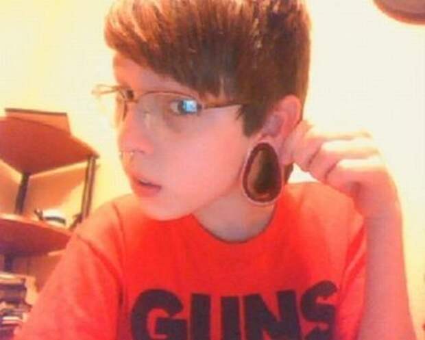 Ребенок неформал (6 фото)