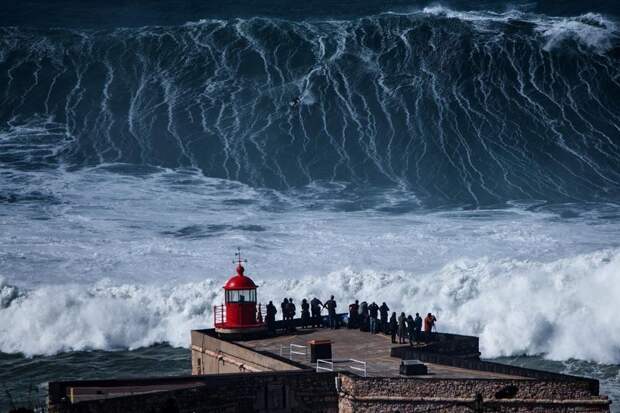 Внушающая ужас волна, пожирающая жизни волна, португалия, страх, сёрфинг