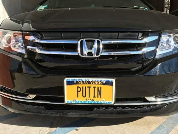 Русские автомобильные номера в США