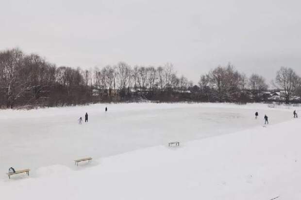 В Тамбове открылся самый большой уличный каток