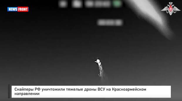 Снайперы РФ уничтожили тяжелые дроны ВСУ на Красноармейском направлении