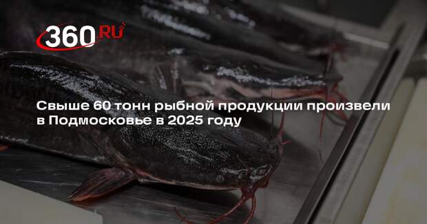 Свыше 60 тонн рыбной продукции произвели в Подмосковье в 2025 году