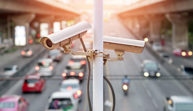 traffic security camera.