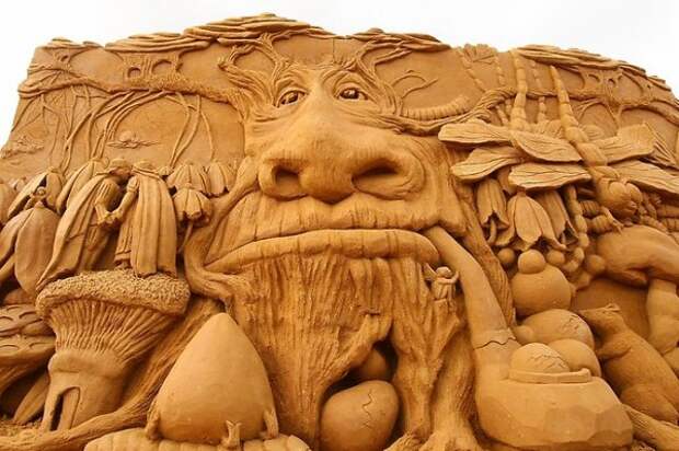 Фестиваль скульптур из песка в Австралии