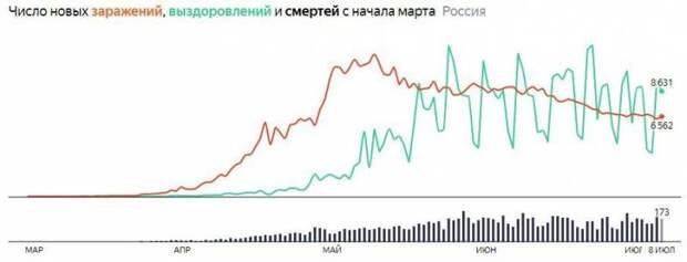 700 тысяч заразившихся: коронавирус в России