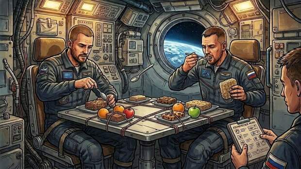 Космонавт Кивирян рассказал о том, что едят в космосе
