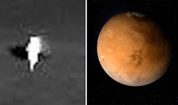 Гуманоид на Марсе шокировал NASA, колонизация под угрозой (2 фото + видео)