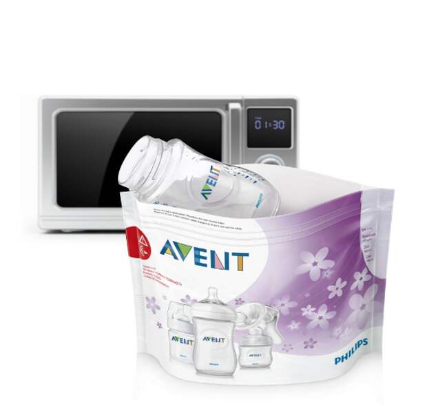Пакеты для стерилизации в микроволновой печи Philips Avent, 5 шт., 1020 руб. 