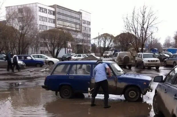 Ох уж эти любители экономии и грязных разводов  автомобили, автомойка, прикол, юмор