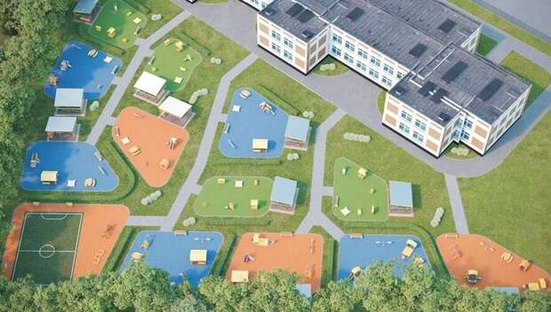 В Петербурге благоустроят территорию детского сада на Мичманской улице