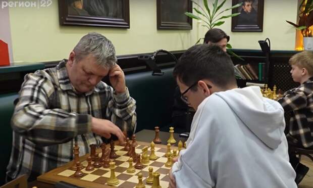 В Архангельске шахматисты собираются в кафе