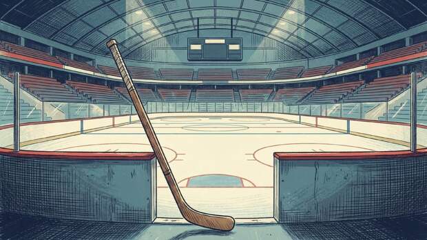 Тестовый матч на хоккейной арене Олимпиады в Италии остановили из-за дыры во льду