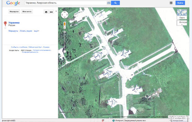 Новый Регион: Военной тайны больше нет: авиабазы и боевые самолеты ВВС России как на ладони (ФОТО)
