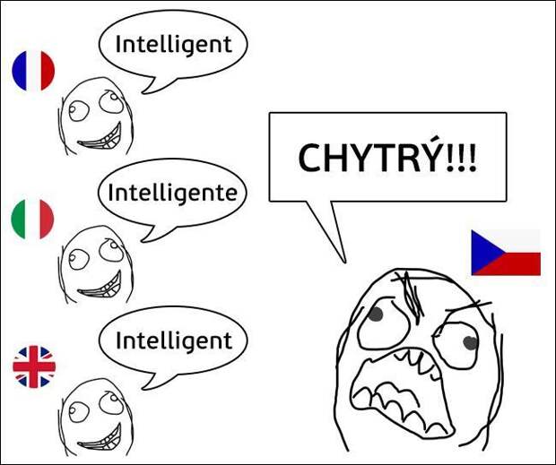Cуровый чешский язык