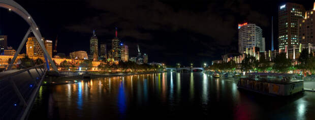 МИР ВОКРУГ. Панорамы ночного Мельбурна