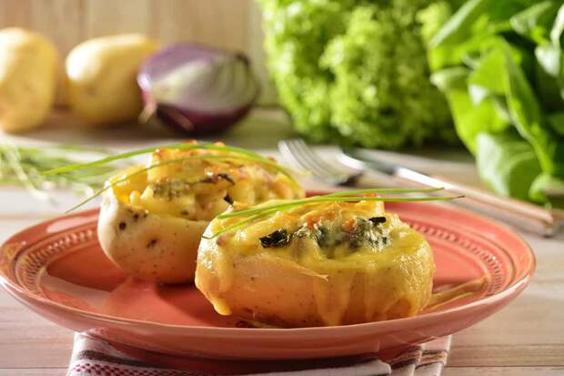 Фаршированный картофель