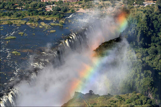 rainbow08 Радуга над самым большим водопадом в мире