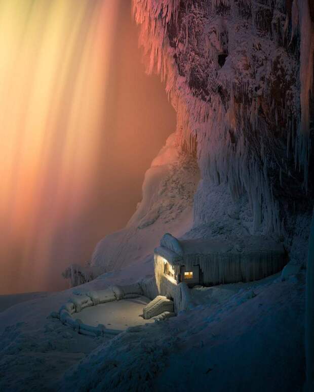 Зимний водопад