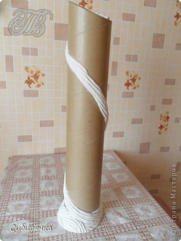 Добрый день, Страна Мастеров!!! Как и обещала, покажу некоторые промежуточные фотографии  процесса изготовления напольной вазы с африканскими мотивами. . Фото 4